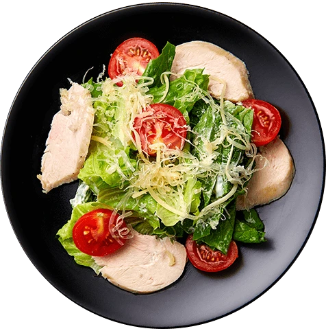 Салат Цезарь с куриной грудкой