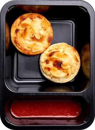 Сырники ванильные с миндалём