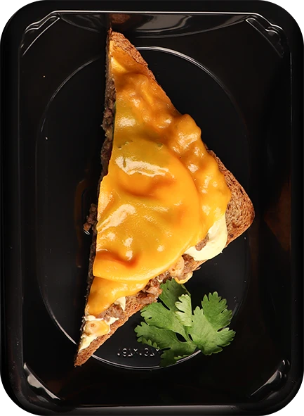 Тост с мясным чили